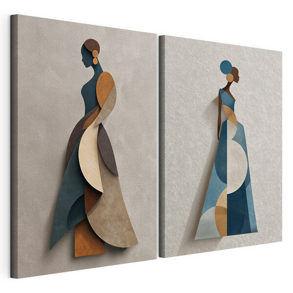 Modulaire canvasprint Vrouw in een jurk (Artikelnummer: m30797) Modulaire canvasprint Modulaire canvasprint Vrouw in een jurk (Artikelnummer: m30797)