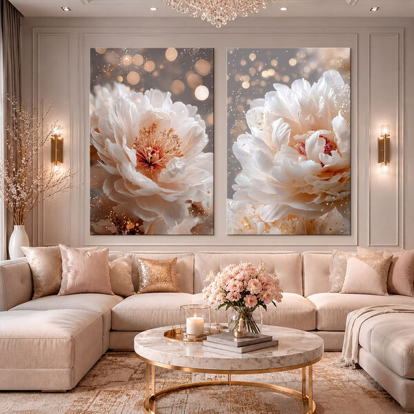 Delicate blossoms in soft hues Delicate blossoms in soft hues