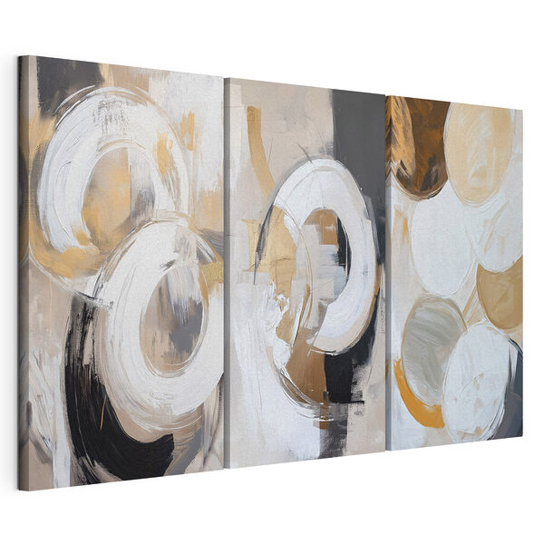Verzameling kunstwerken Modulaire canvasprint Verzameling kunstwerken