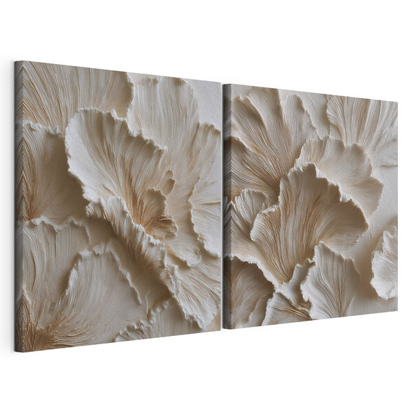 Modulaire canvasprint Ingewikkelde lagen van crèmekleurige texturen (Artikelnummer: m30647) Modulaire canvasprint Modulaire canvasprint Ingewikkelde lagen van crèmekleurige texturen (Artikelnummer: m30647)