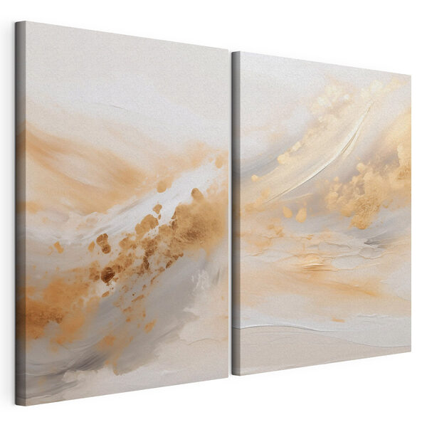 Modulaire canvasprint Subtiele tinten van de elegantie van de natuur