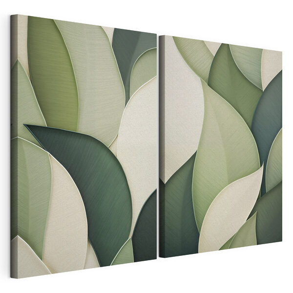 Zachte rondingen in natuurlijke kleuren Modulaire canvasprint Zachte rondingen in natuurlijke kleuren