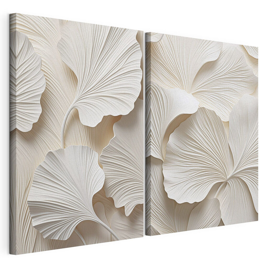 Modulaire canvasprint Verfijnde lagen met een op de natuur geïnspireerd ontwerp (Artikelnummer: m30671) Modulaire canvasprint Verfijnde lagen met een op de natuur geïnspireerd ontwerp (Artikelnummer: m30671)