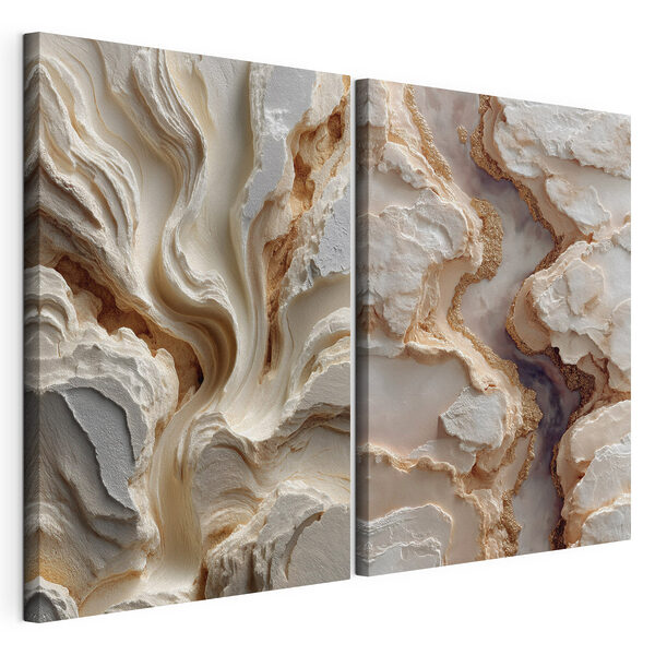 Modulaire canvasprint Vloeiende patronen in zachte tinten (Artikelnummer: m30635) Modulaire canvasprint Modulaire canvasprint Vloeiende patronen in zachte tinten (Artikelnummer: m30635)