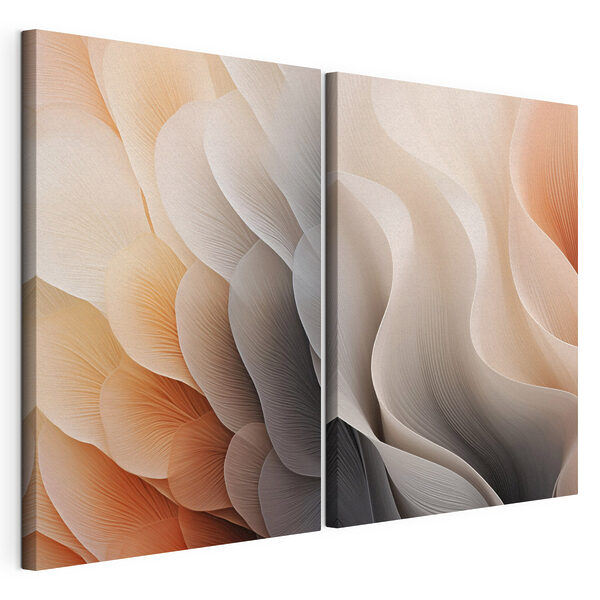 Modulaire canvasprint Vloeiende patronen in zachte kleuren (Artikelnummer: m30582) Modulaire canvasprint Modulaire canvasprint Vloeiende patronen in zachte kleuren (Artikelnummer: m30582)