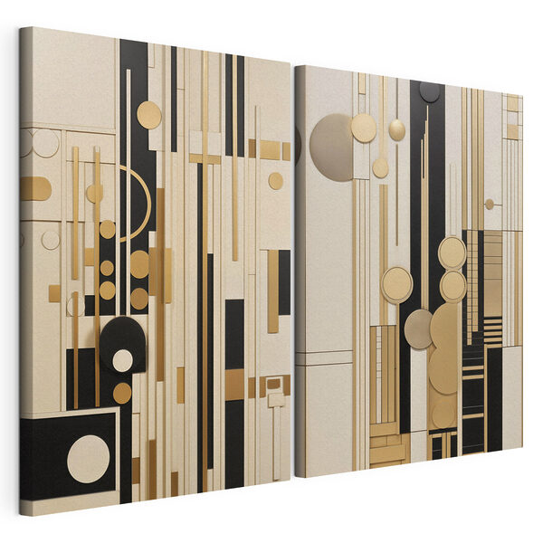 Modulaire canvasprint Collage van kunstwerken met verschillende vormen en kleuren (Artikelnummer: m30577) Modulaire canvasprint Modulaire canvasprint Collage van kunstwerken met verschillende vormen en kleuren (Artikelnummer: m30577)