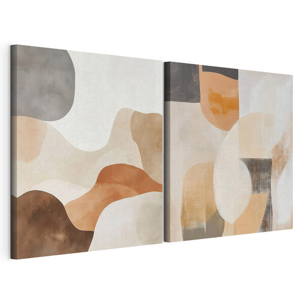 Modulaire canvasprint Modulaire canvasprint Twee kunstwerken (Artikelnummer: m30373)