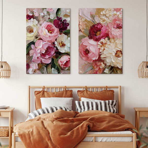 Blossoms in vibrant, soft hues Blossoms in vibrant, soft hues