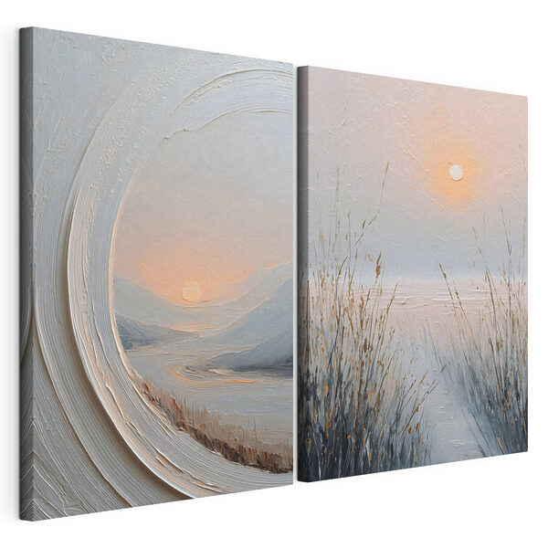 Modulaire canvasprint Landschapsschilderij (Artikelnummer: m30536) Modulaire canvasprint Modulaire canvasprint Landschapsschilderij (Artikelnummer: m30536)