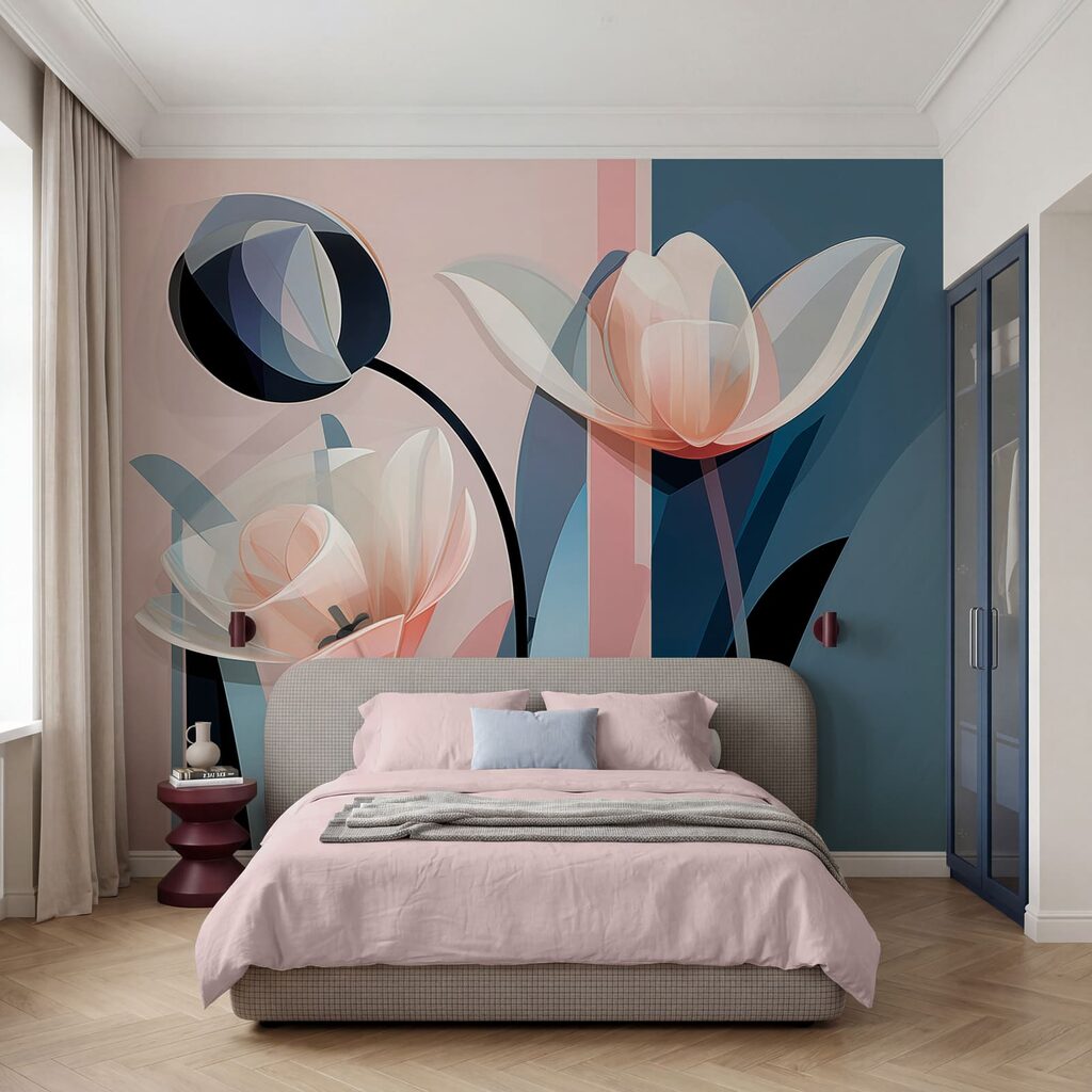 Verfijnde bloemen in zachte pasteltinten