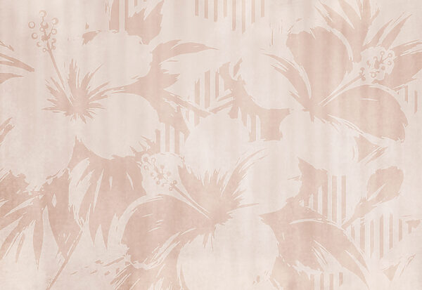Pink and white floral pattern
