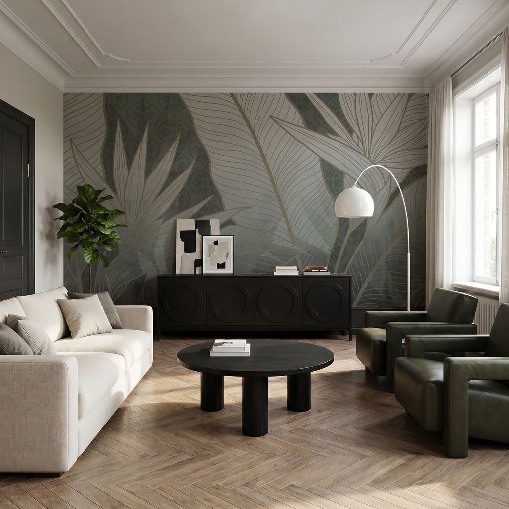 Elegant botanisch ontwerp in zachte tinten Elegant botanisch ontwerp in zachte tinten