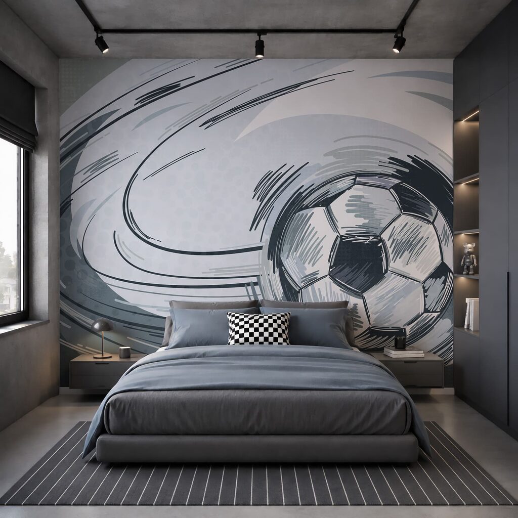 Voetbal in een tornado