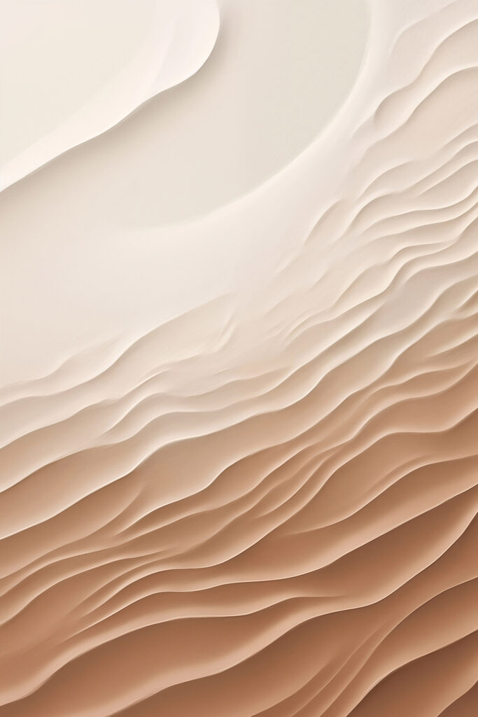 Soft curves in gentle hues