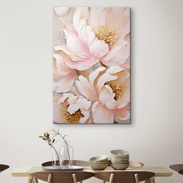 Delicate blooms in soft pastel hues Delicate blooms in soft pastel hues