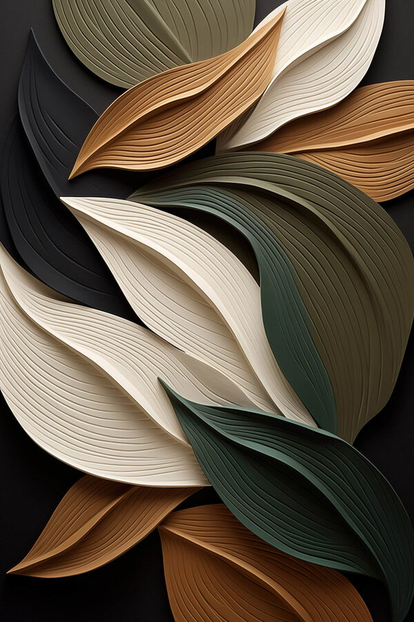 Elegant layers of flowing design