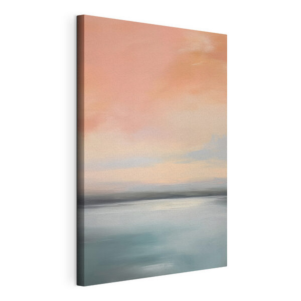 Water en lucht met wolken Canvas Schilderijen Water en lucht met wolken