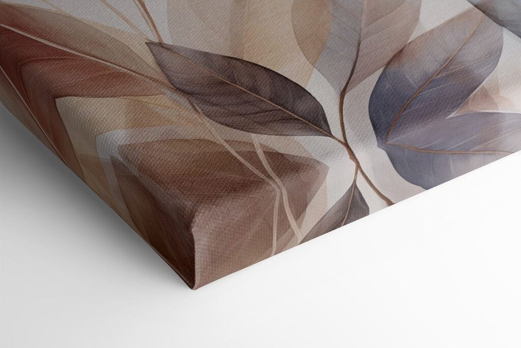 Elegant leaves in soft tones