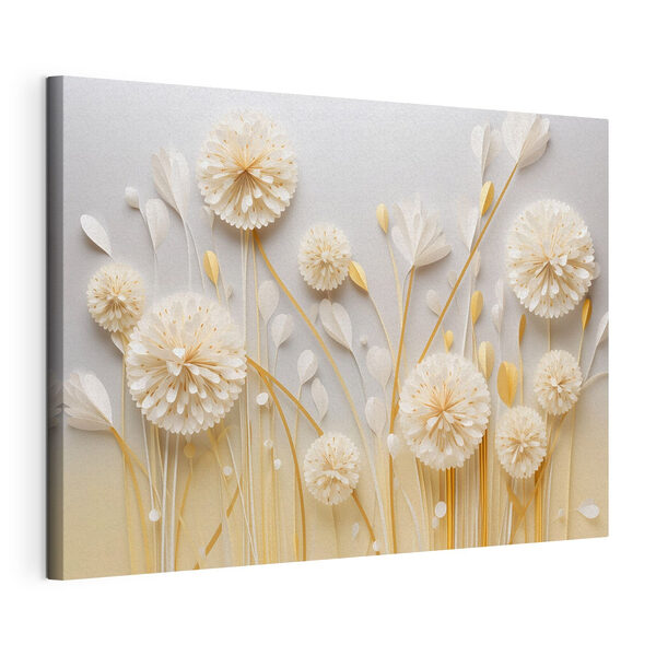 - Fijne bloesems in zachte kleuren Canvas Schilderijen - Fijne bloesems in zachte kleuren
