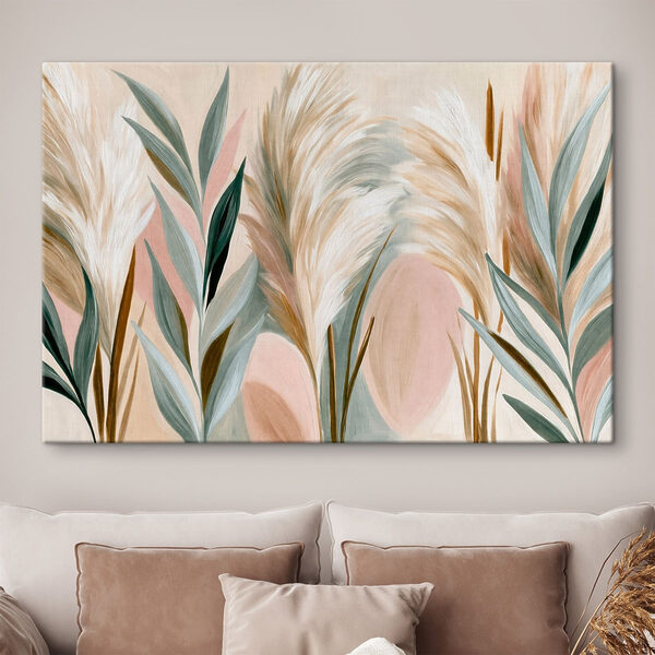 Painting of plants with leaves Painting of plants with leaves
