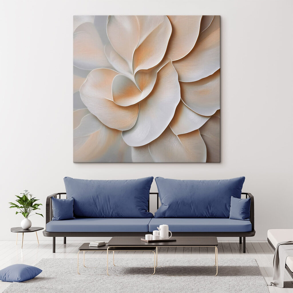 Soft petals in gentle hues