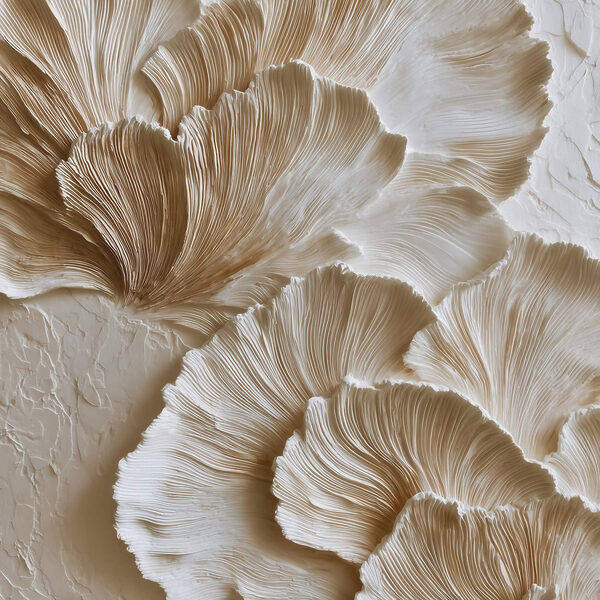 Elegant patterns of flowing shapes