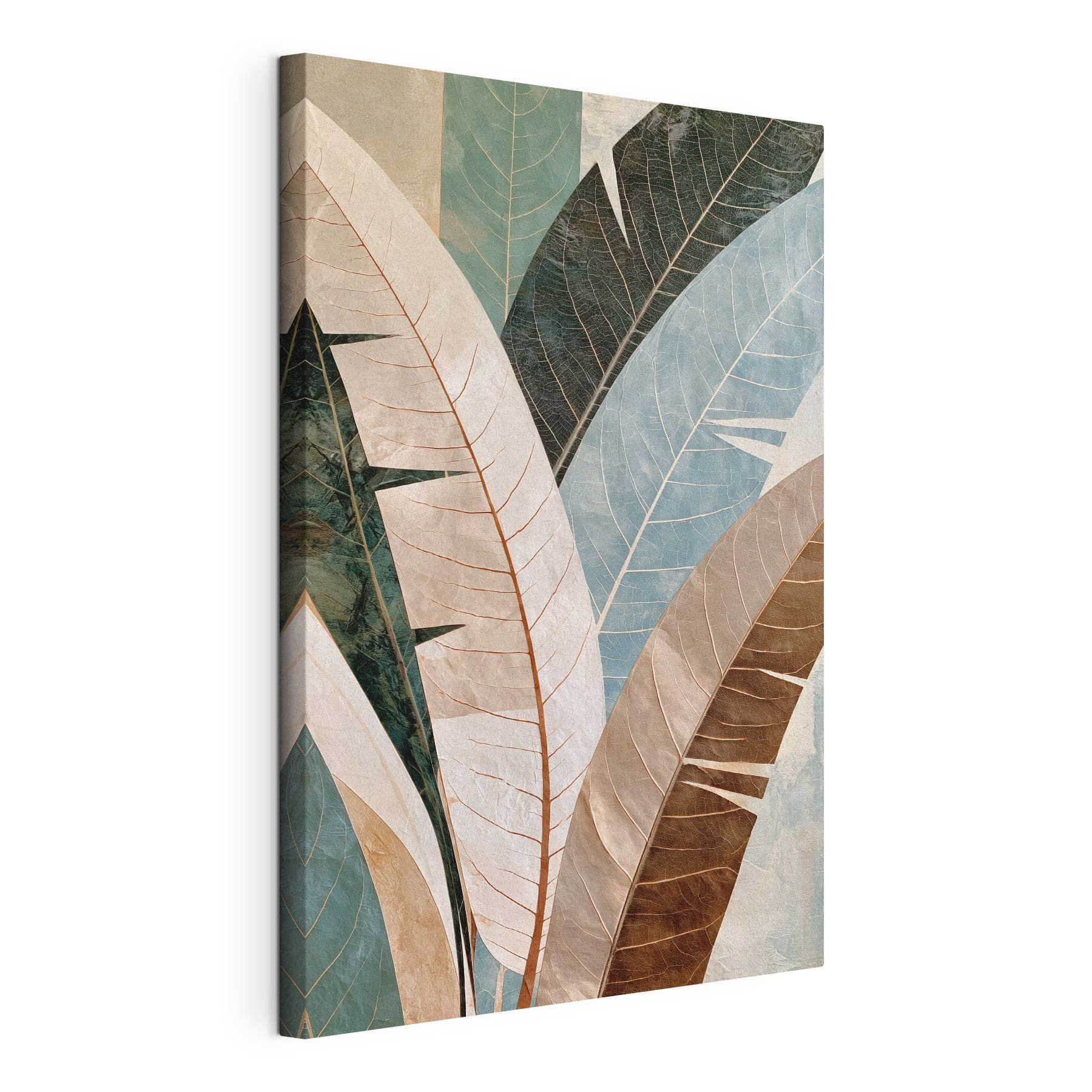 Soft leaves in soothing colors