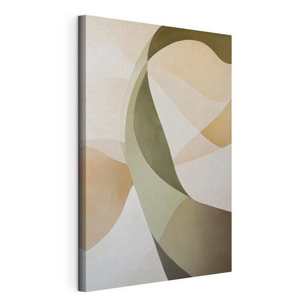 Zachte rondingen in rustige kleuren Canvas Schilderijen Zachte rondingen in rustige kleuren