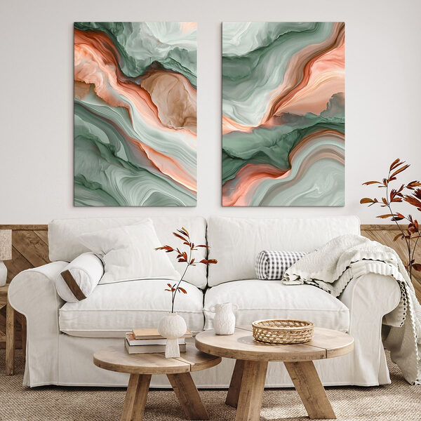 Flowing colors in harmonious waves Flowing colors in harmonious waves
