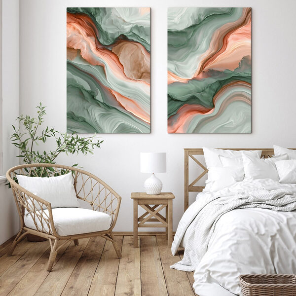 Flowing colors in harmonious waves Flowing colors in harmonious waves