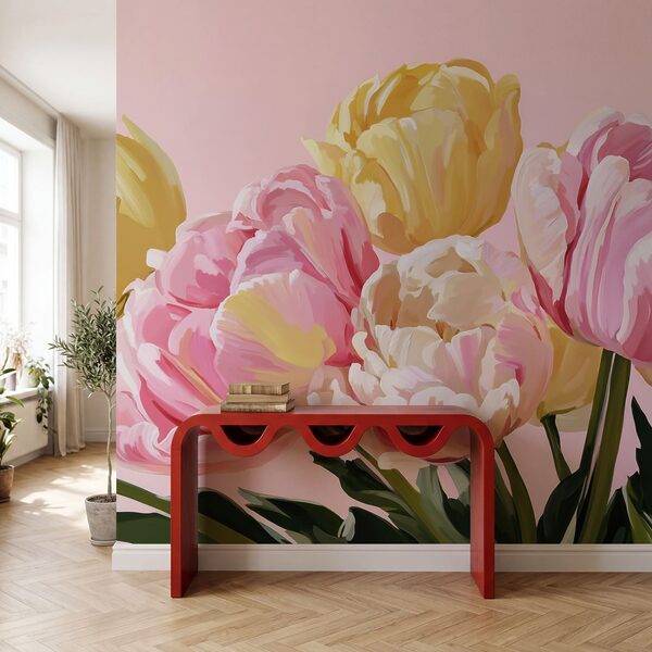 Prachtige bloesems in zachte tinten