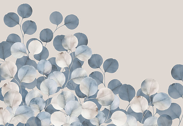 Delicate leaves in soft hues Delicate leaves in soft hues