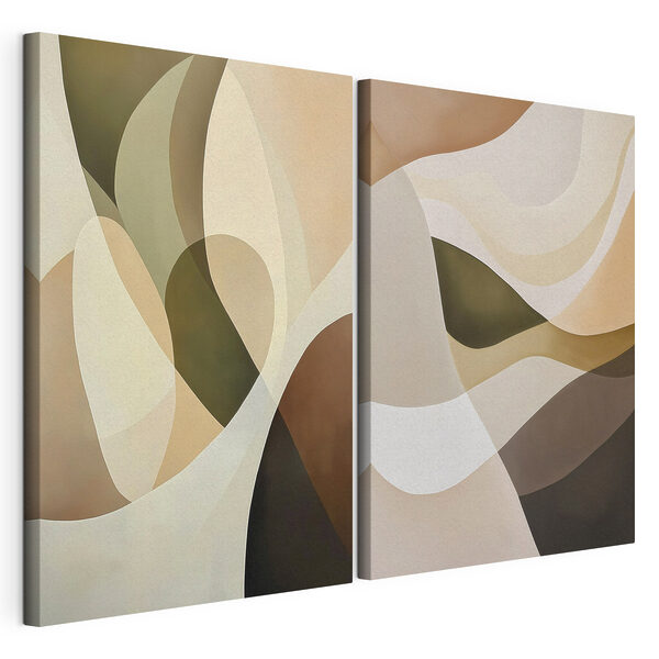 Modulaire canvasprint Een paar kunstwerken