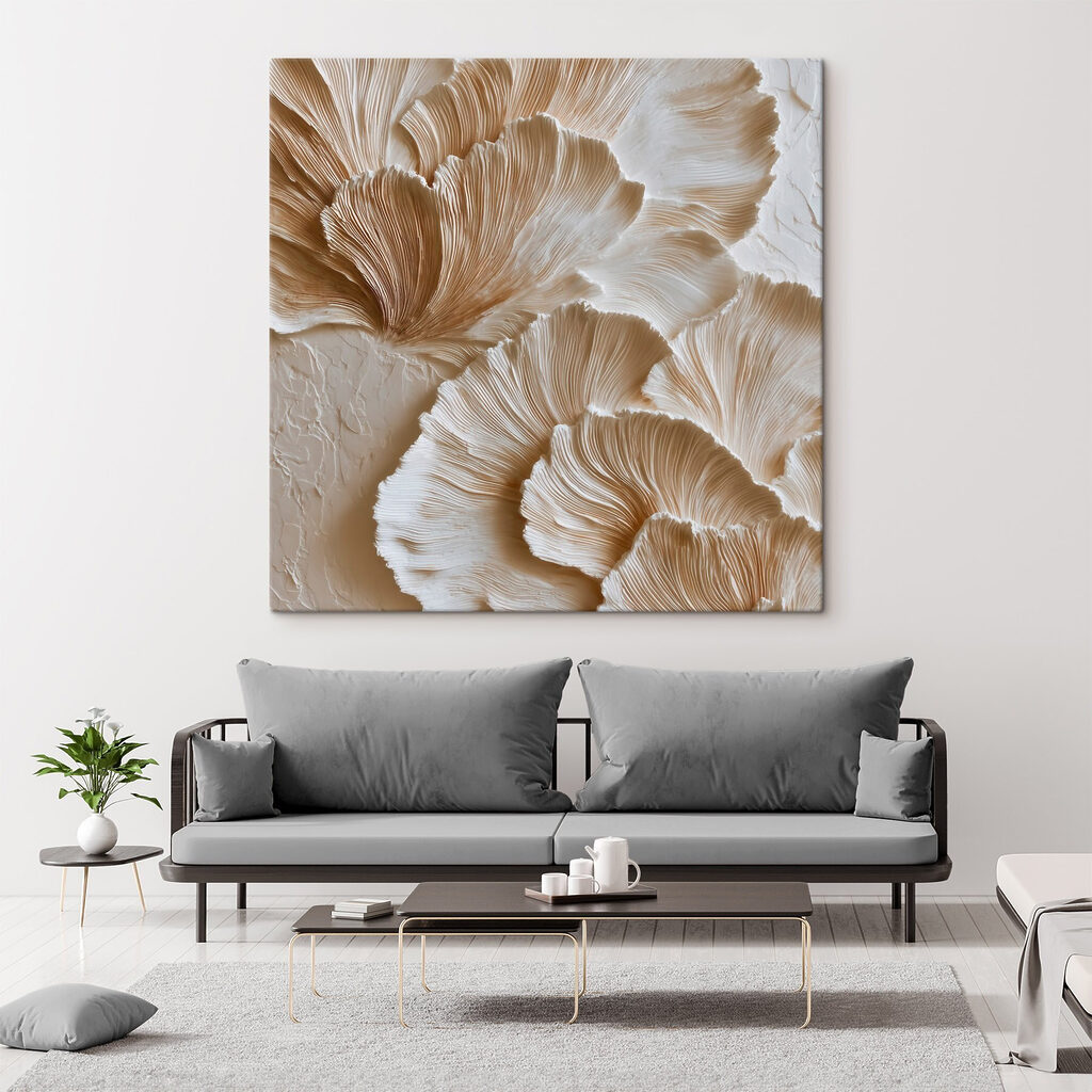 Elegant patterns of flowing shapes