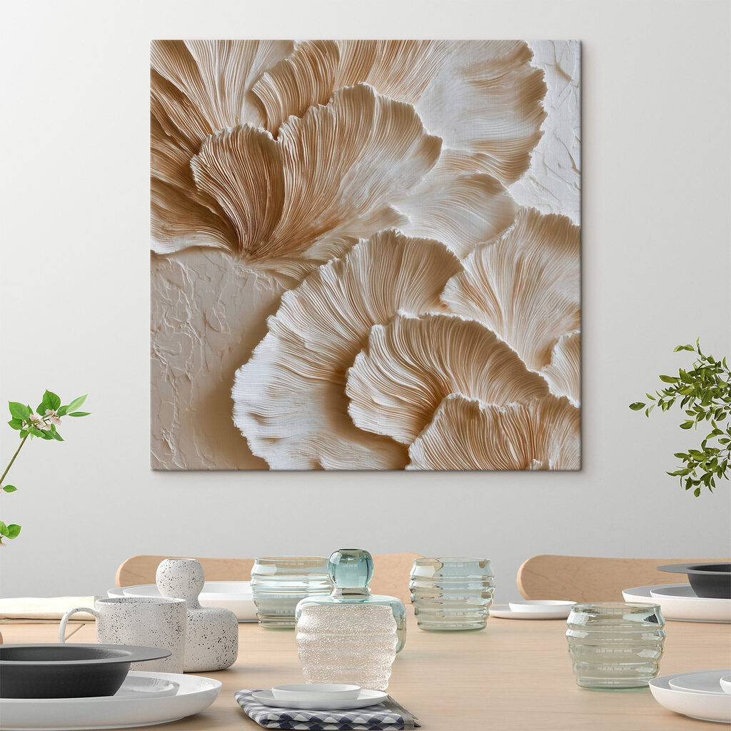 Elegant patterns of flowing shapes
