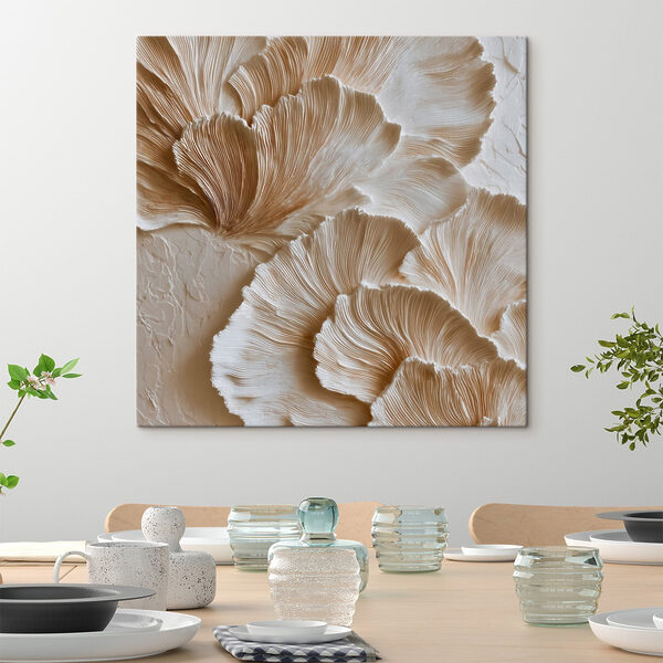 Elegant patterns of flowing shapes