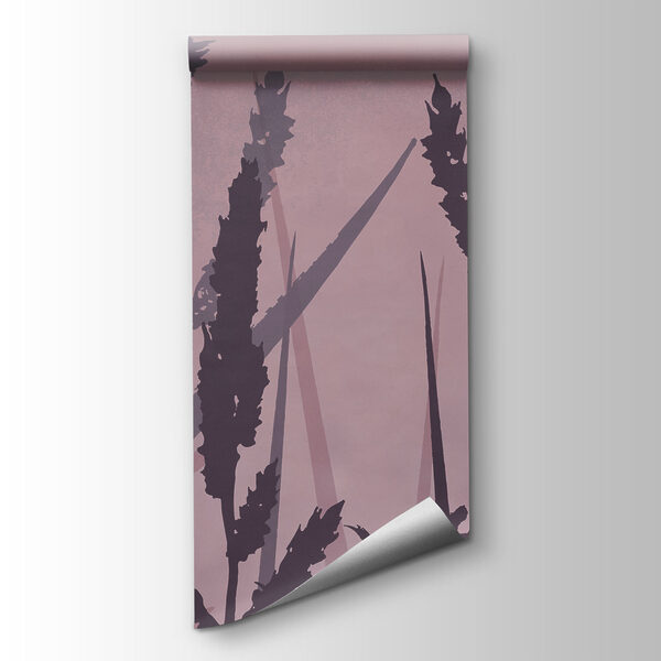 Silhouette of tall grass