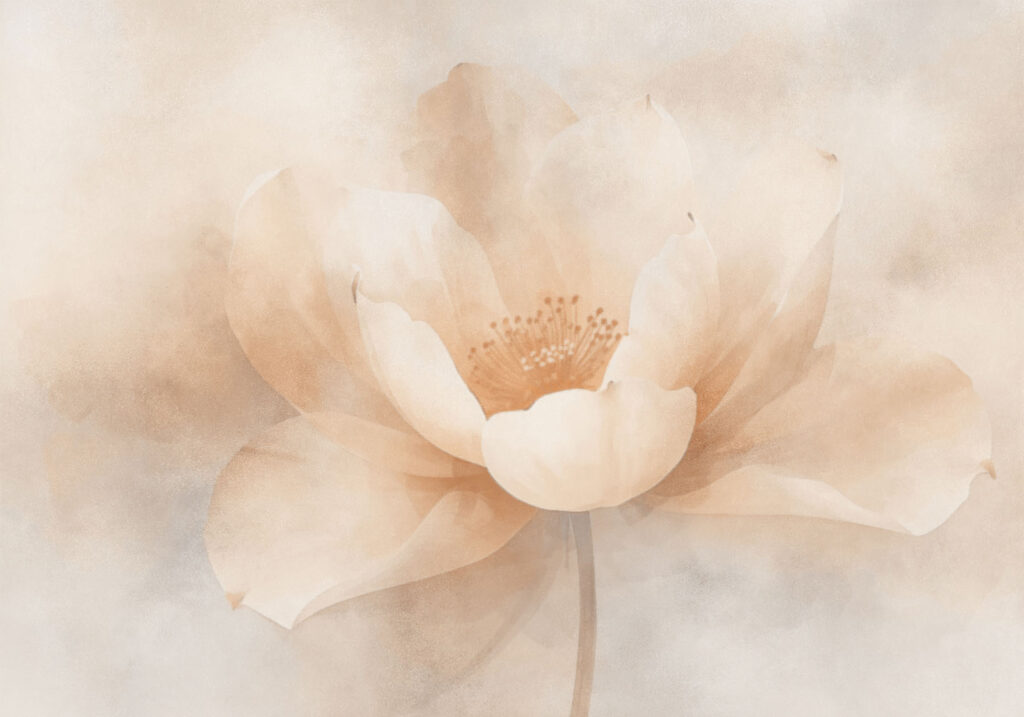 Soft hues of nature’s beauty