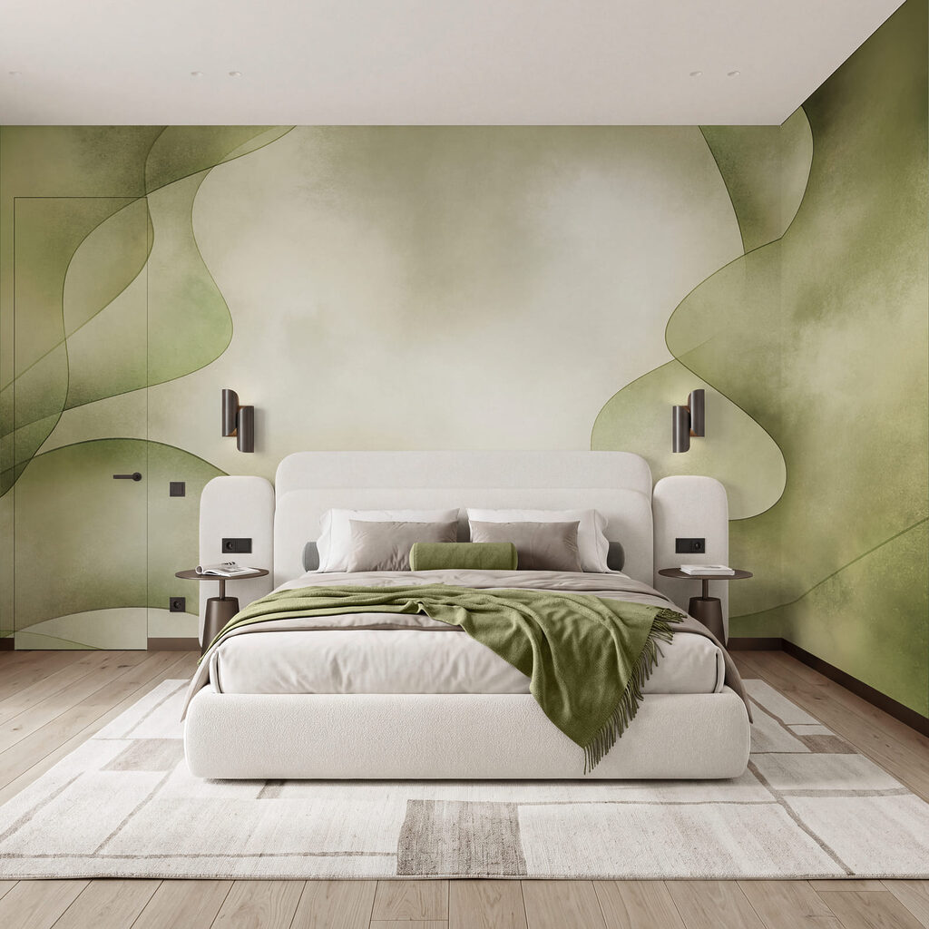 Groene en witte achtergrond Groene en witte achtergrond