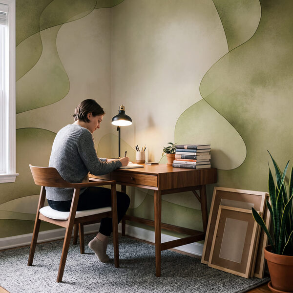 Groene en witte achtergrond Groene en witte achtergrond
