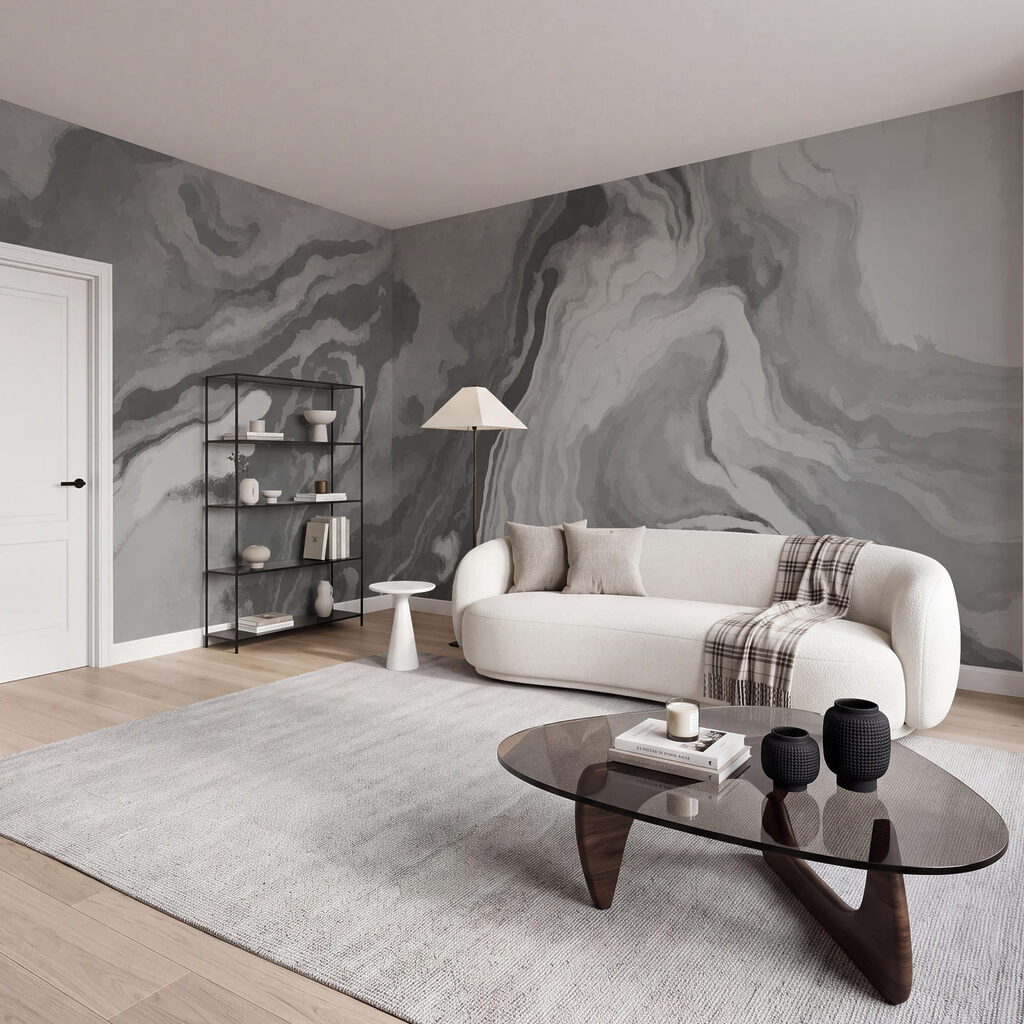 Wervelende tinten van monochrome schoonheid
