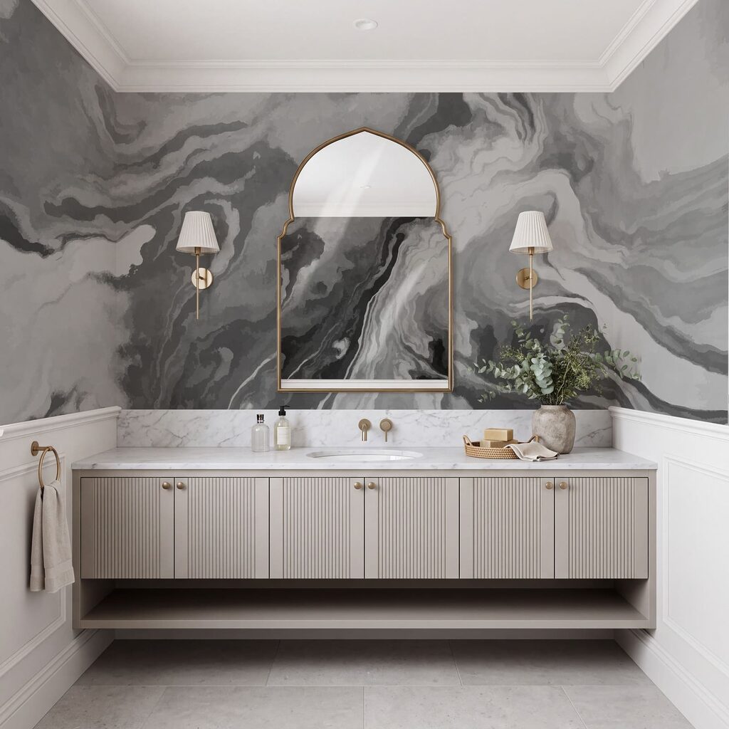 Wervelende tinten van monochrome schoonheid