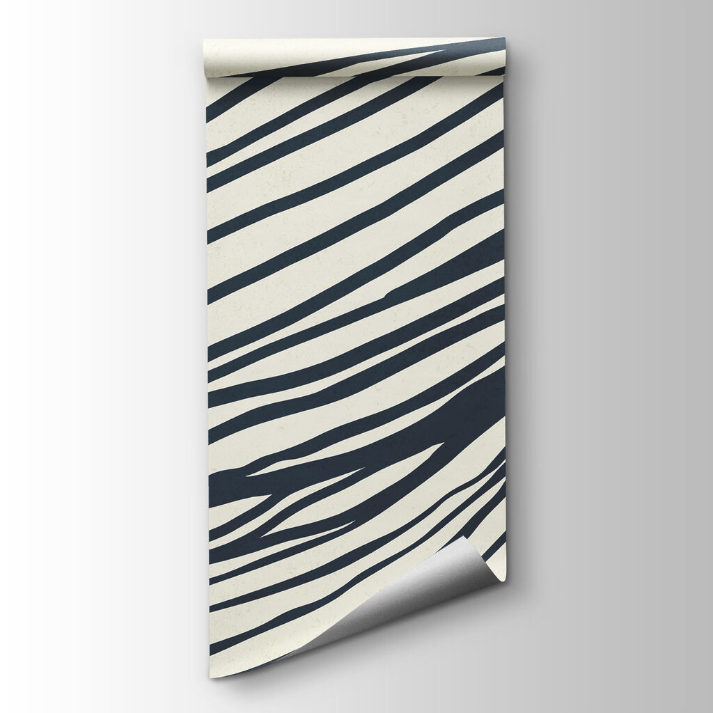 Black and white drawing of a mountain