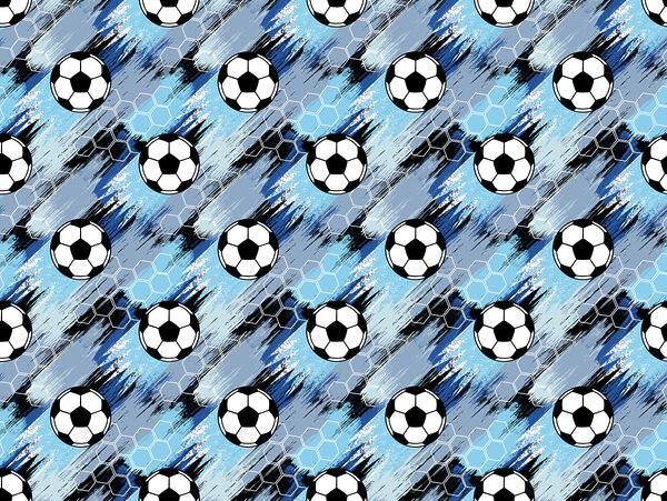 Pattern of football balls