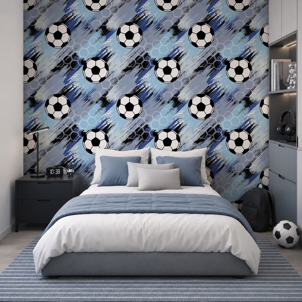 Patroon van voetballen