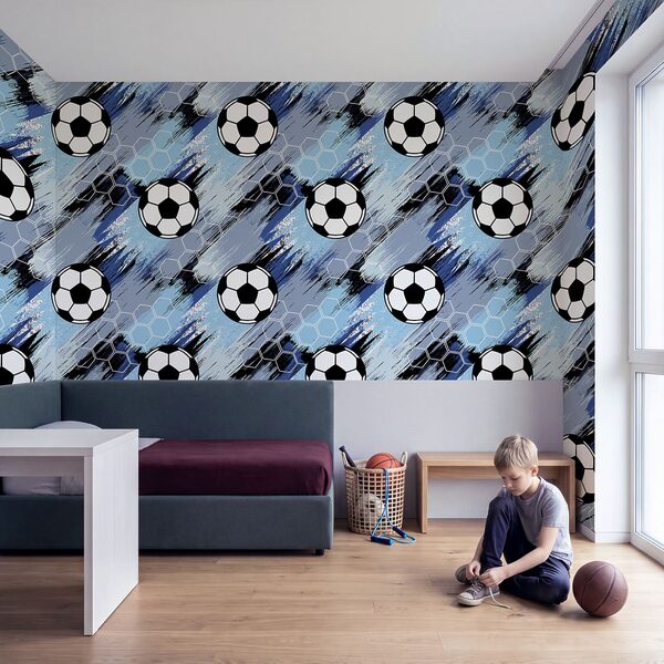 Patroon van voetballen