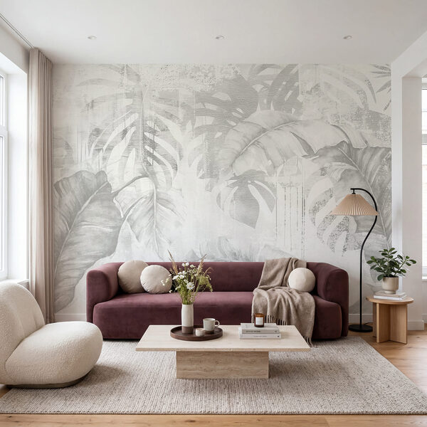 - Elegant blad in zachte tinten