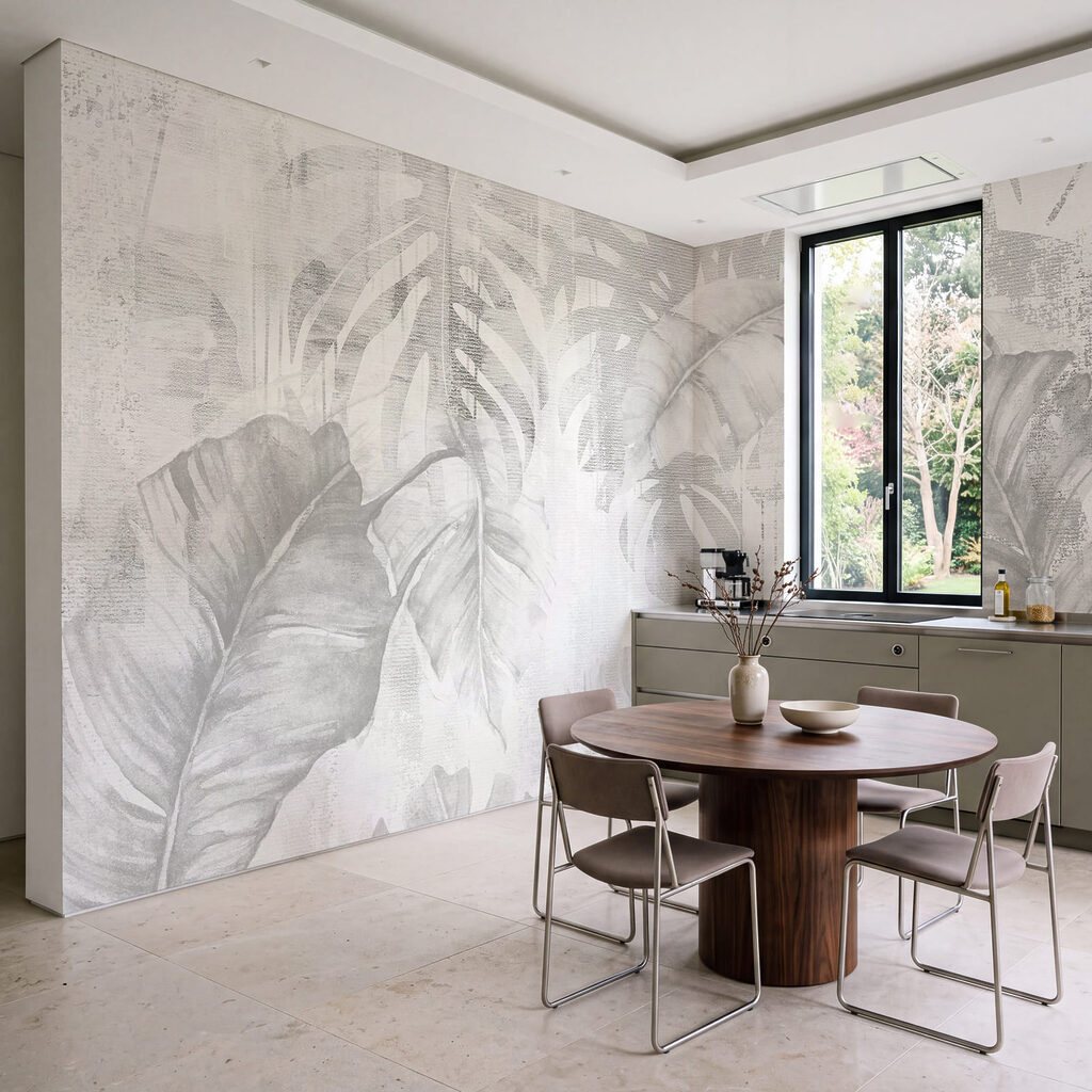 - Elegant blad in zachte tinten