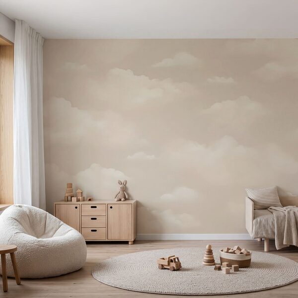 Witte wolken aan de hemel