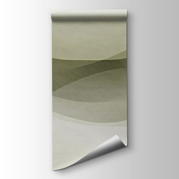 White background with green and grey waves White background with green and grey waves